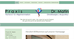 Desktop Screenshot of dr-matin.com